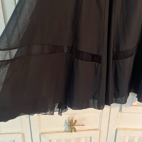 • Vintage Sonia Rykiel PARIS light black + silver button gem skirt - Picture 3 of 6